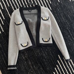 Express Black and White Women's Cardigan